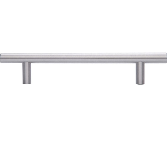 Euro Bar Cabinet Pulls Satin Nickel 20 piece - Picture 2 of 8